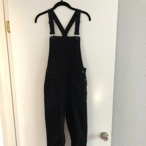 Madewell Black Denim High Rise Skinny Overalls - Black (29)